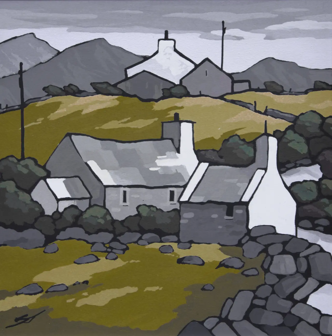 Stephen John Owen - the old school house - yr hen ysgol